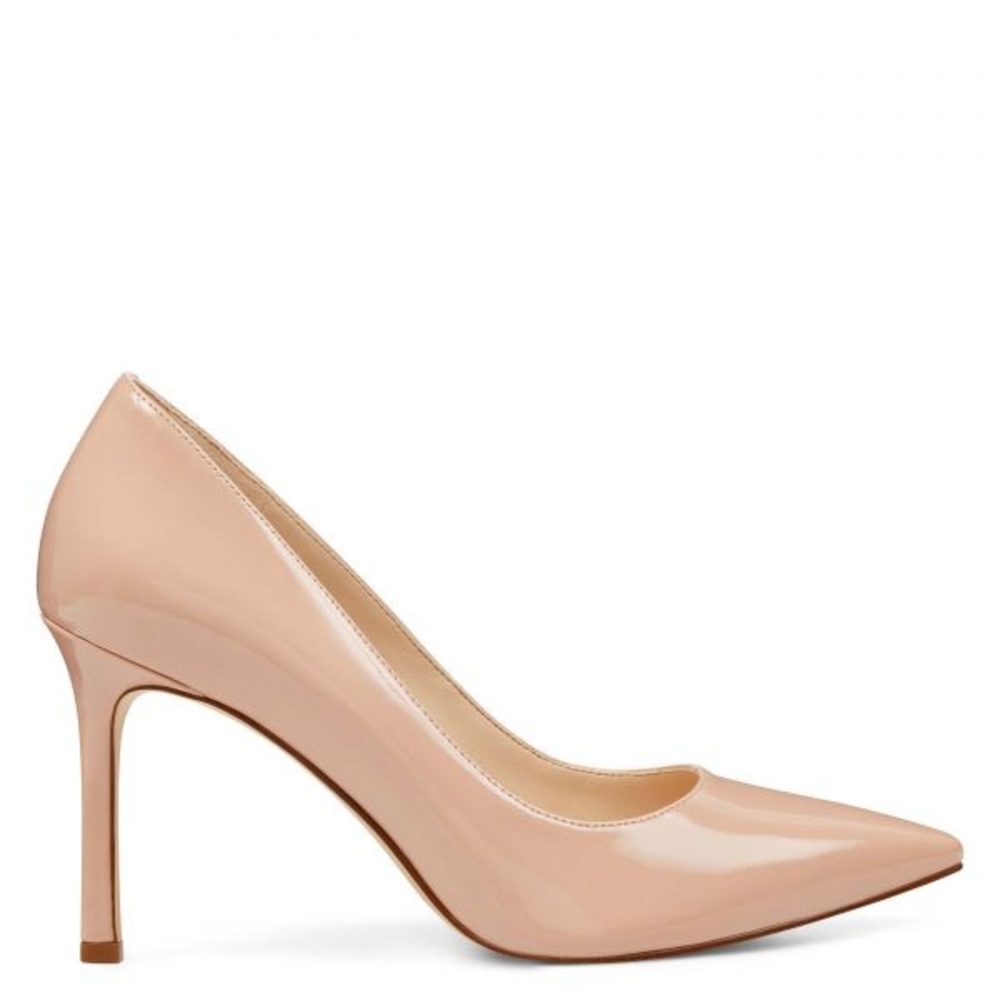 Patent Leather Nude Pumps